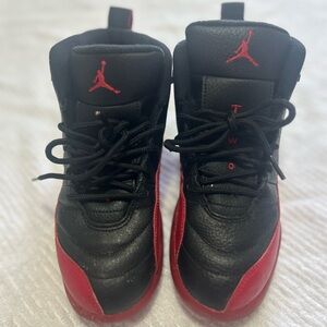 Jordan Black and Red Sneakers